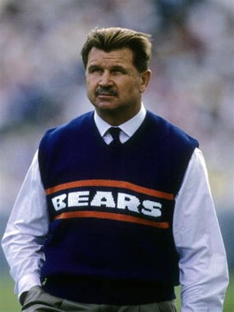 Mike Ditka Sweater | Men's Blue Bears Sweater