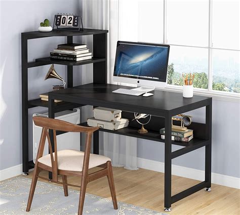 Small Computer Desk Office Depot : Tribesigns 47 Inch Computer Desk With Drawers And Storage ...