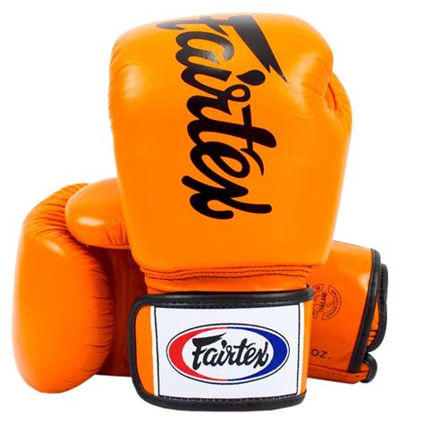 Fairtex Boxing Gloves BGV19 Orange Deluxe Tight-Fit | Super Export Shop