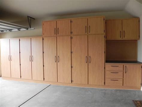 Plywood Garage Cabinets