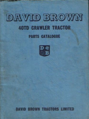 David Brown Tractor Manuals