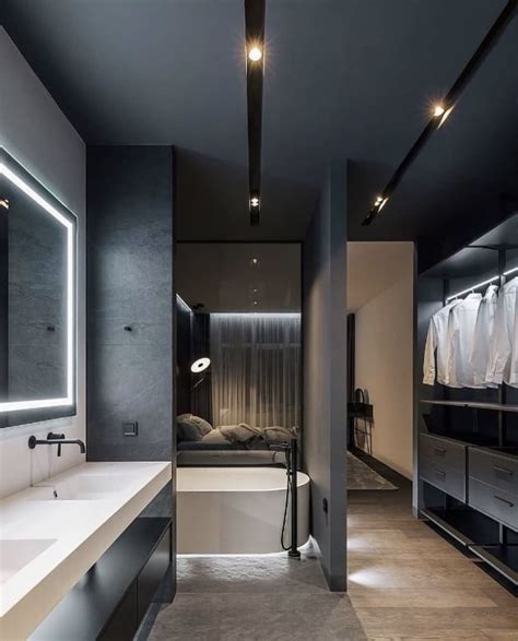 Pin by Kevin Apana on mood board | Hotel bathroom design, Open plan ...