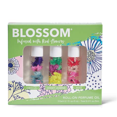 3 Piece Set Mini Roll-on Perfume Oil – Blossom®