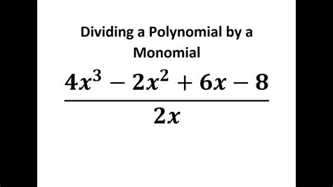 Dividing Polynomials By Monomials Worksheet – Ame.my.id