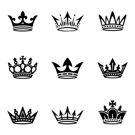 Crown Tattoo Vector Photos - Premium High Res Pictures