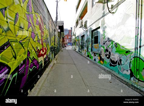 Kensington Market Toronto Graffiti Stock Photo - Alamy