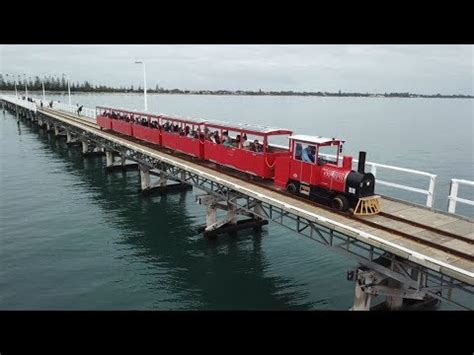 Busselton Jetty Train Ride - Busselton - WA - Australia - by Drone - YouTube