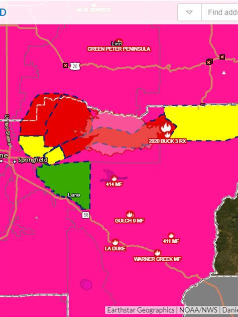 Fires In Oregon Right Now Map - Map Pasco County