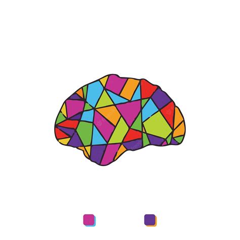 Premium Vector | Vector colorful brain
