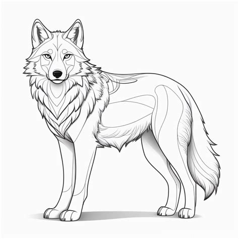 Ultra HD Anime-style Female Wolf-Folk Character | Stable Diffusion Online