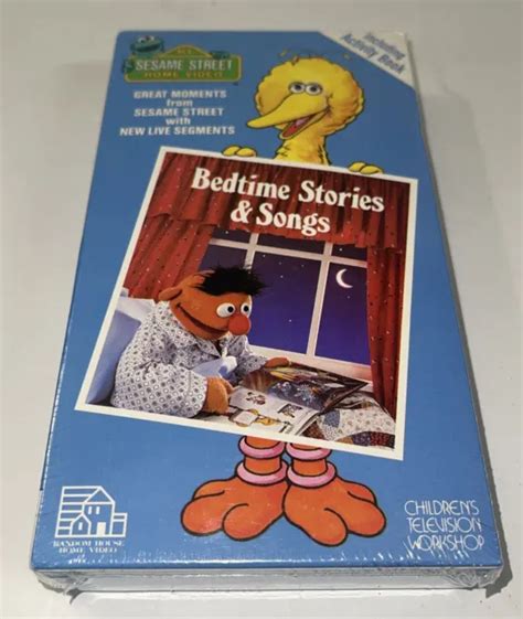 VHS SESAME STREET - Bedtime Stories and Songs & Play-A-Long Games (VHS ...