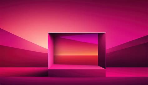 Premium AI Image | Generative AI Beautiful gradient scene landscape ...