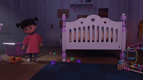 Monsters Inc Boo's bedroom animation Blender - YouTube