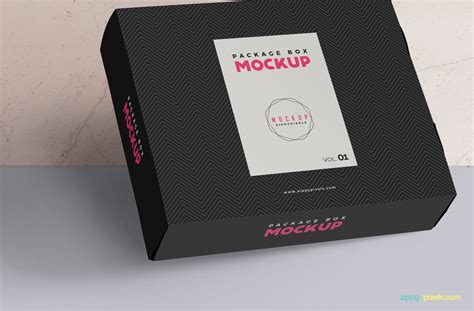 Free Gorgeous Box Packaging Mockup - CreativeBooster