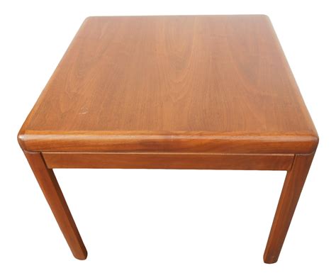 1960's Mid-Century Solid Walnut Side Table by Nucraft | Chairish