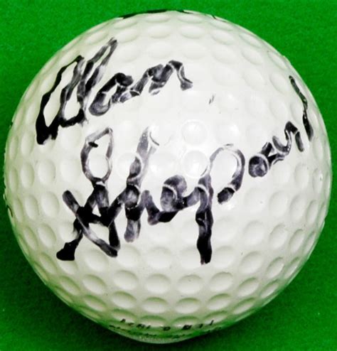 Lot Detail - Alan Shepard Autographed "Moon" Golf Ball