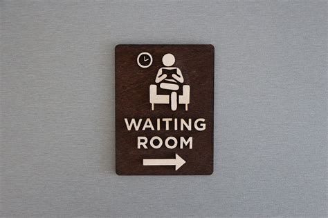 Printable Waiting Room Signs