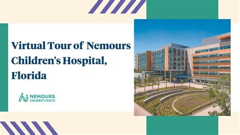 Virtual Tour of Nemours Children's Hospital, Florida - YouTube