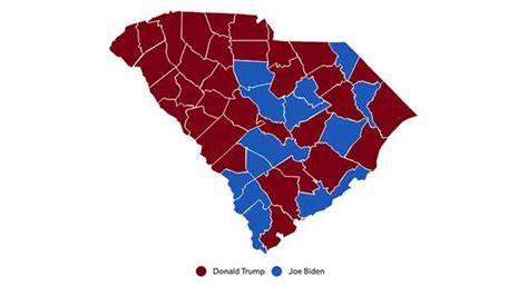 South Carolina Election Results 2020: Maps show how state voted for ...