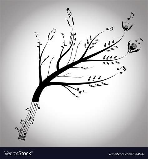 From music to nature Royalty Free Vector Image