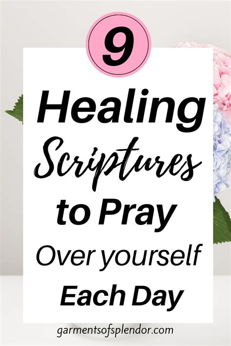 Printable Healing Scriptures