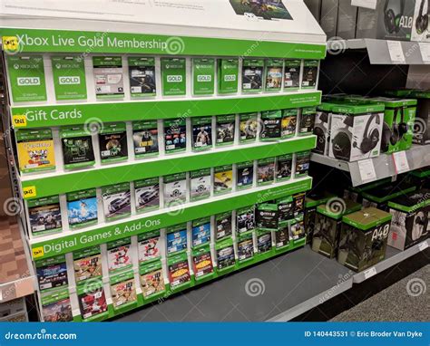 Rows of Xbox One Games on Display Inside Best Buy Store Editorial Photo ...