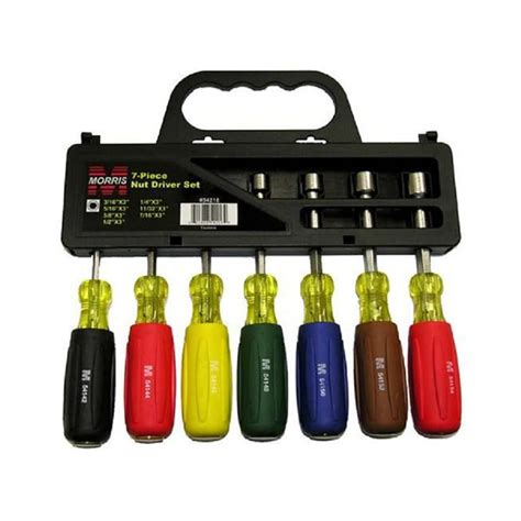 MORRIS 7-Piece 3-in SAE Hex Nut Driver Set at Lowes.com