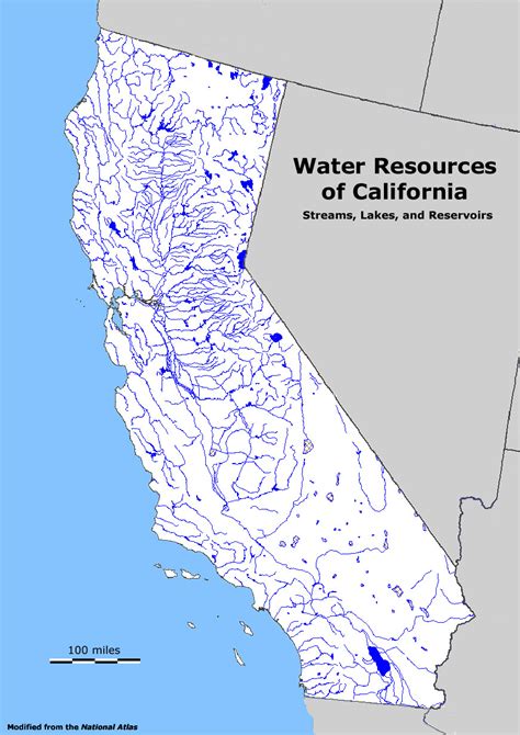 California Water Map - Printable Maps