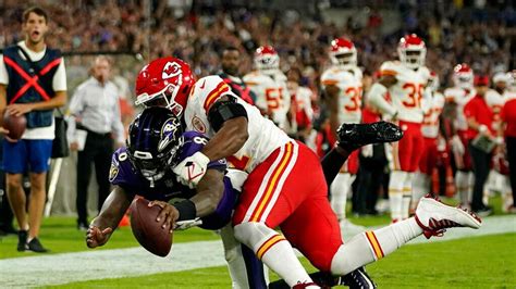 Kansas City Chiefs 35-36 Baltimore Ravens: Lamar Jackson leads Ravens ...