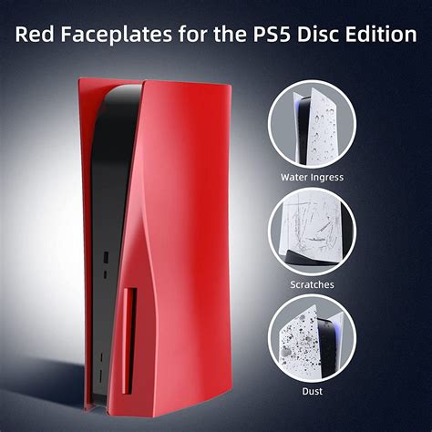 PS5 Disc Edition Protective Shell Cover, ABS Anti-Scratch Dustproof ...