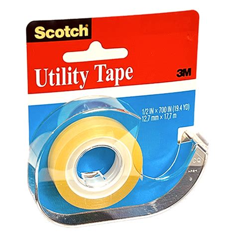 3M | Scotch Tape | Paper | Utility | RK-2 | Clear | 1/2"