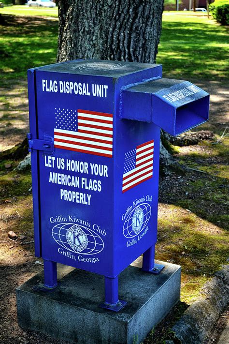 Proper Flag Disposal 001 Photograph by George Bostian