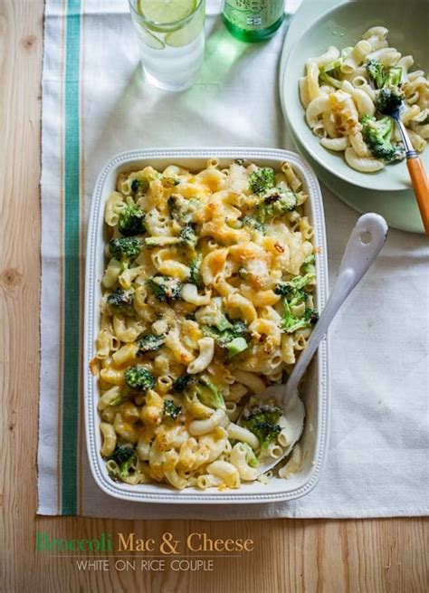 Broccoli Mac and Cheese Recipe- A not so skinny version | White On Rice Couple