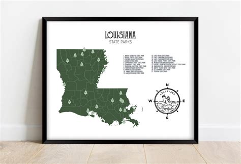 Louisiana State Parks Map – Maps By Paige