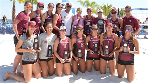 FSU beach volleyball finishes as national runners up - Tomahawk Nation