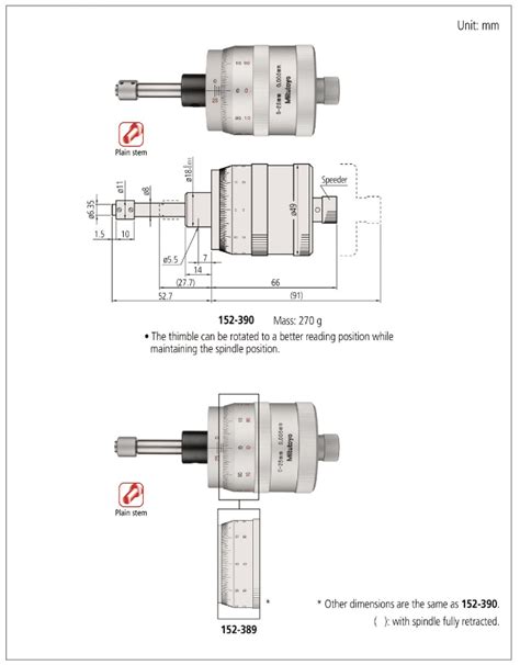 Mitutoyo Micrometer Heads Series 152 - XY- Stage Type - Techmaster Electronics JSC