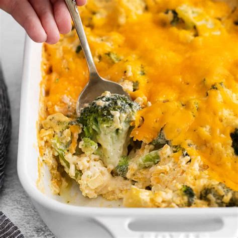 Broccoli Cheese Casserole - The Cheese Knees