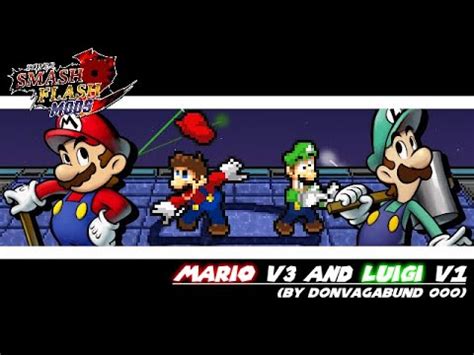 SSF2 Mods Showcase: Mario v3 and Luigi v1 (by DonVagabund 000) - YouTube