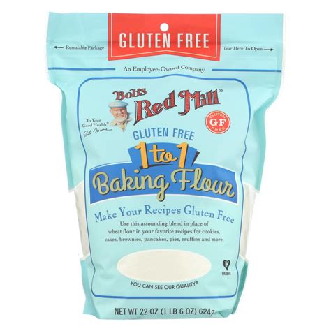 Bob's Red Mill Gluten Free 1 to 1 Baking Flour, 22 Oz - Walmart.com - Walmart.com