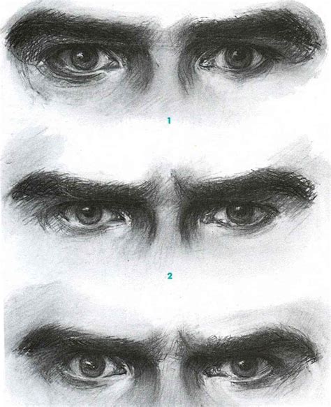 Angry Men eyed | Eye expressions, Male eye drawing reference, Facial ...