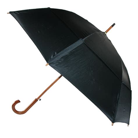 Auto Open Vented Stick Umbrella with Hook Handle by GustBuster | Umbrellas | Men's Umbrellas ...