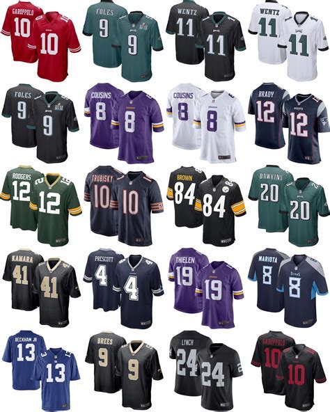 China 2018 Classical Hot Selling National American Football 32 Team Jerseys - China Carson Wentz ...