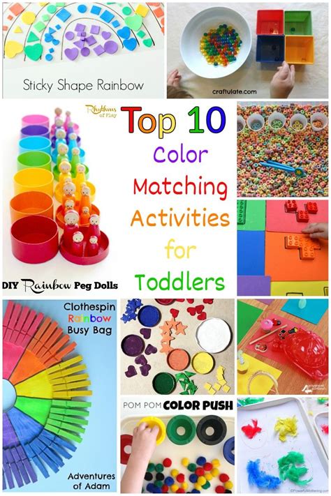 Color Matching Activity For Toddlers – Kidsworksheetfun