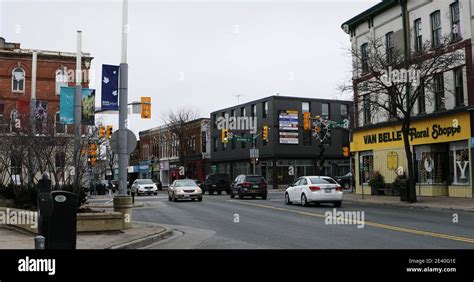 A Downtown scene in Whitby, Ontario, Canada Stock Photo - Alamy