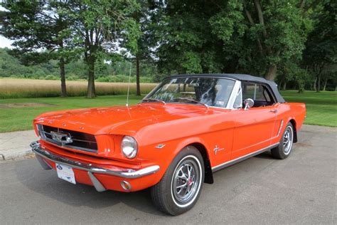 Used 1965 Ford Mustang -POPPY RED CONVERTIBLE PONY- NUMBERS MATCHING- For Sale (Sold) | North ...