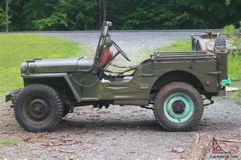 1945 Willys Jeep / Ford GPW / WWII Military Jeep / Army Unrestored