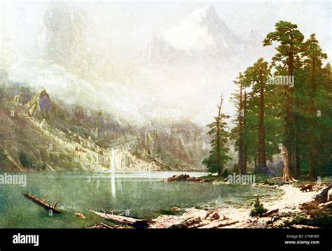 Albert Bierstadt painted "Mount Corcoran" around 1822-23. It now hangs in the Corcoran Gallery ...