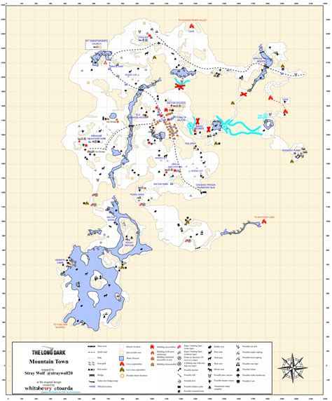 Region Maps and Transition Zones - The Long Dark - Guide Stash