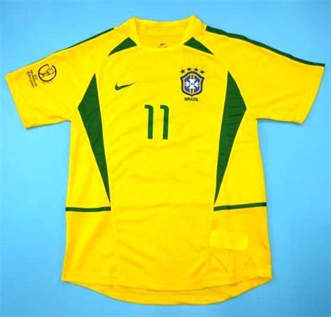 Superb Brazil retro soccer Jersey World Cup 2002 | Soccer jersey ...