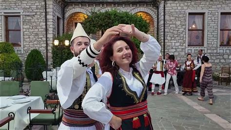 #Folk #Culture #Dance #valle Zeri i Bilbilit me turista nga Gjermania .2022 valle Pogonishte ...